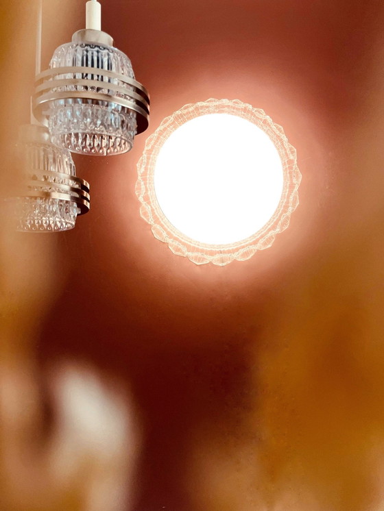 Image 1 of Unique Frosty Schöninger mirror with lighting