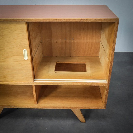 Image 1 of Jiři Jiroutek Sideboard mit Schiebetüren, Tschechoslowakei, 1960er Jahre