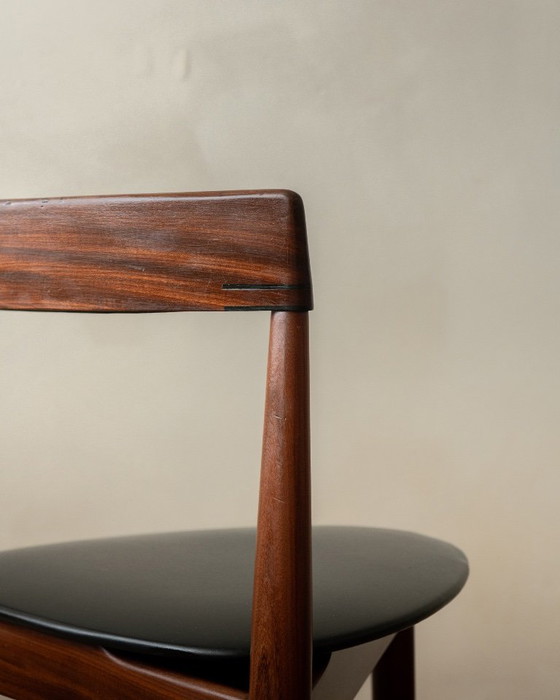 Ensemble de Salle à Manger Roundette Mid Century en Teck par Hans Olsen pour Frem Røjle, 1950s, Set de 5 (photo 16 of 25)