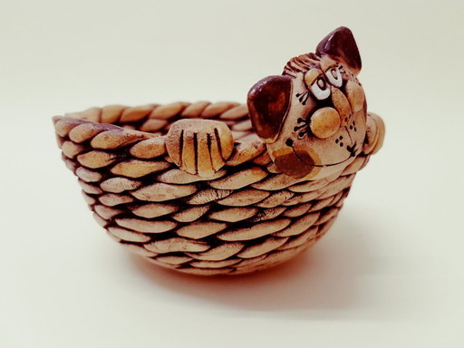 Ciotola fatta a mano "Gatto"