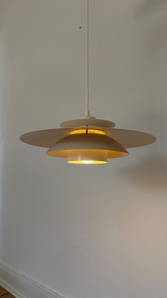 Vintage hanglamp – Scandinavisch design uit het midden van de vorige eeuw – jaren 60/70 – Hanglampen, Metal (photo 5 of 13)