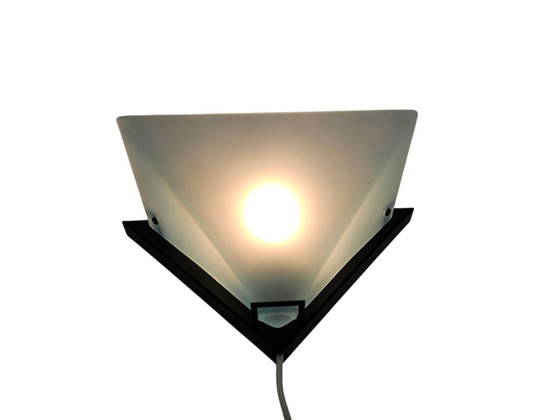 Image 1 of Dijkstra Holland - Fokke Dijkstra - Model Zucca 2 - Wandlamp - Frosted Glass - 80'S