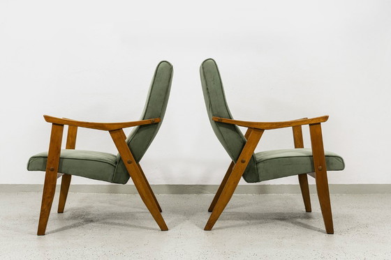 Image 1 of Poltrone Mid-Century di Edmund Homa Gfm 18, Polonia, anni '60, set O