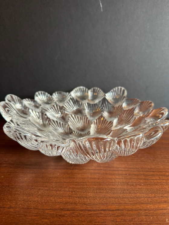 Per Lütken Crystal Musling Bowl Royal Copenhagen, Glass, Transparent (photo 4 of 8)