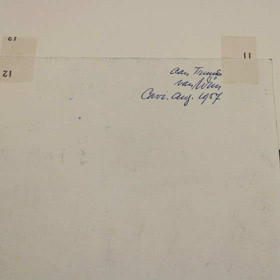 Image 1 of Willem Zwiers (1922 - 2019) - Cavi di Levagna - Italy - 1957 - mixed media on paper