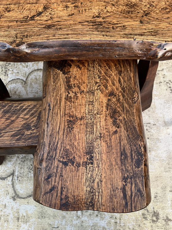 Image 1 of vintage brutalist wabi sabi salontafel set