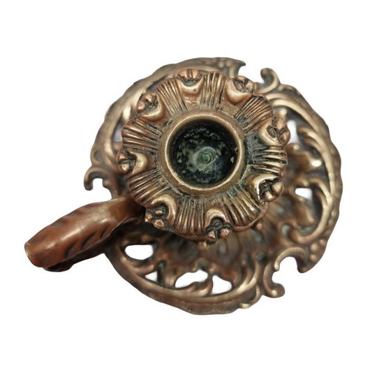 Image 1 of chandelier en bronze vintage