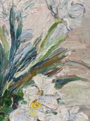 Antique painting, oil on cardboard, signed Govrivetz