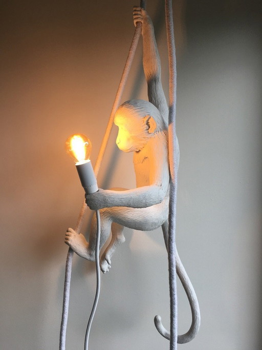 Seletti Monkey Lamp wit – Aap hanglamp designlamp – origineel – hanglampen, Ceramic