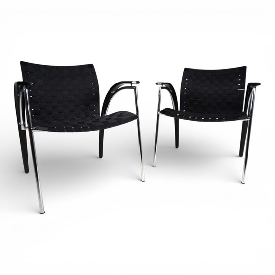 Image 1 of Ensemble de 2 fauteuils Thonet par Peter Maly, 1980