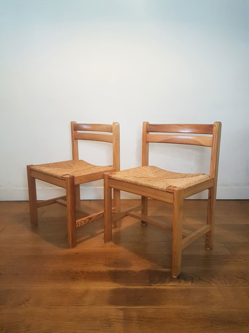 2x Asserbo dining chairs by Børge Mogensen