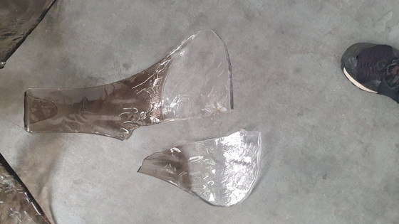 Image 1 of Grand pendentif fleur en verre de Murano, Carlo Nason Mazzega, Italie, années 60
