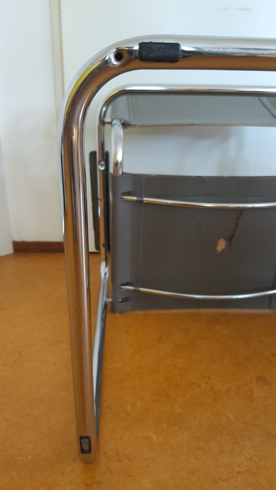 Sedia Cantilever B34, Mart Stam / Marcel Breuer MG5, Cuoio, Codificata – Sedie da pranzo, Chrome, Leather (photo 8 of 15)