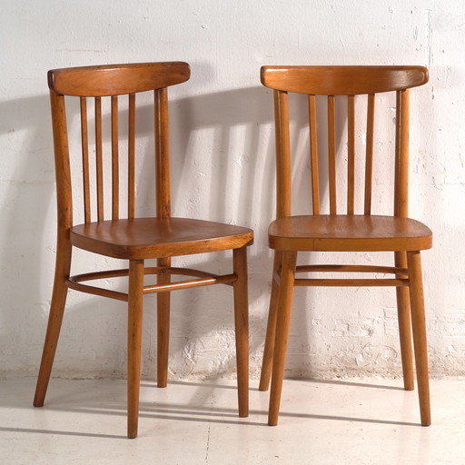Antique chairs in TON bentwood – Czechoslovakia, circa 1960 #9