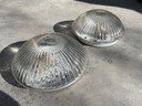 Set van 2 identieke plafonnières glas 