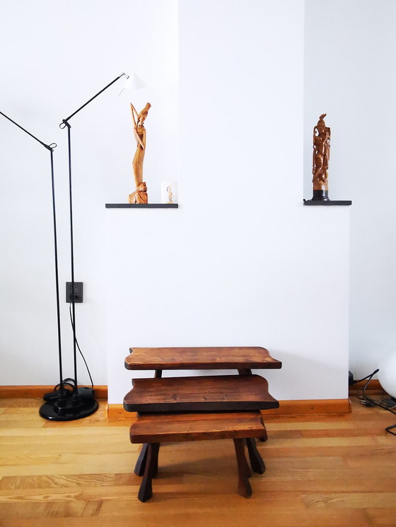 Image 1 of Set Mimi, stile brutalista, modello tronco d'albero