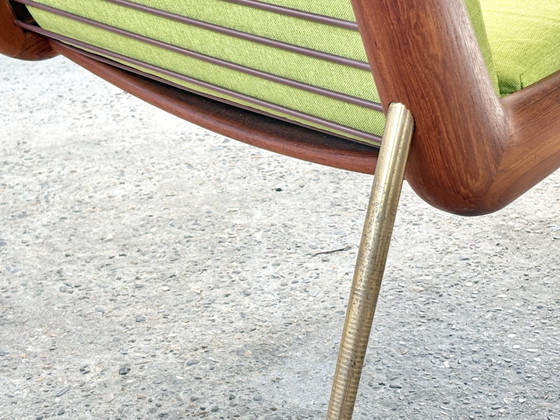 Sillón Boomerang de los años 60 diseñado por Peter Hvidt & Orla Mølgaard-Nielsen para France & Son, Dinamarca (photo 6 of 12)