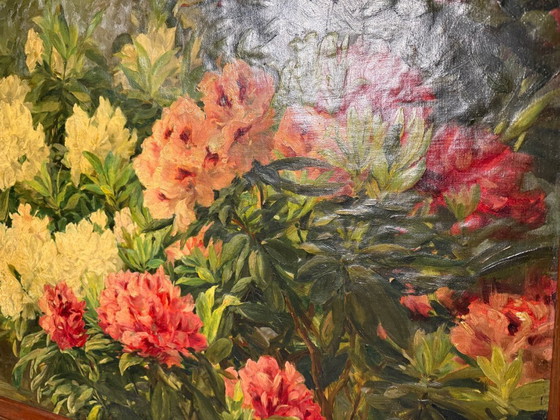 Image 1 of Léonie Mottart-van Marcke - Oil painting