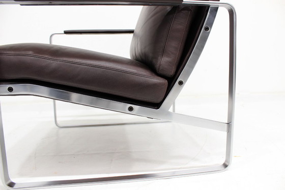 Image 1 of Zo goed als nieuw! Walter Knoll Fabricius 710 loungestoel, fauteuil met premium leer, originele prijs €5998.