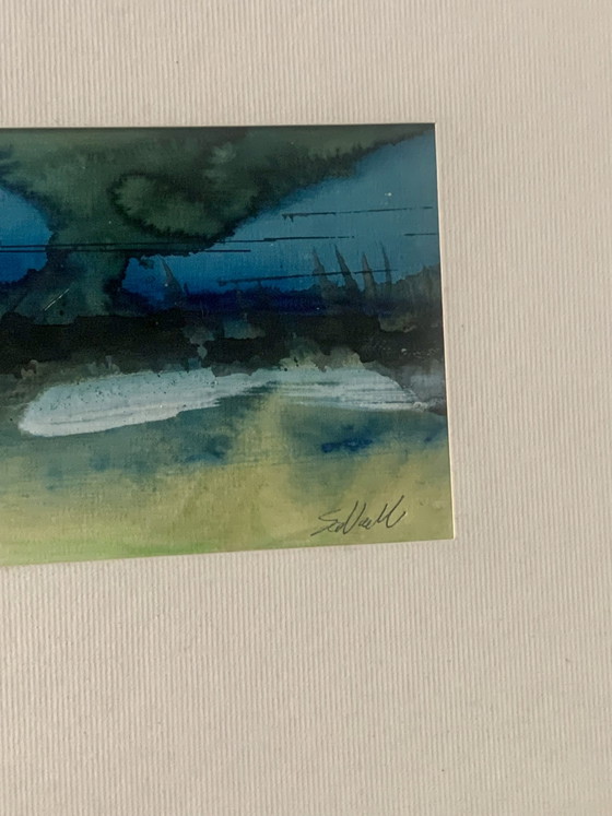 Original Watercolor - Slava Saveliev (1944-2013) - Provenance Atelier 90s – Paintings & Drawings, Paper (photo 5 of 8)