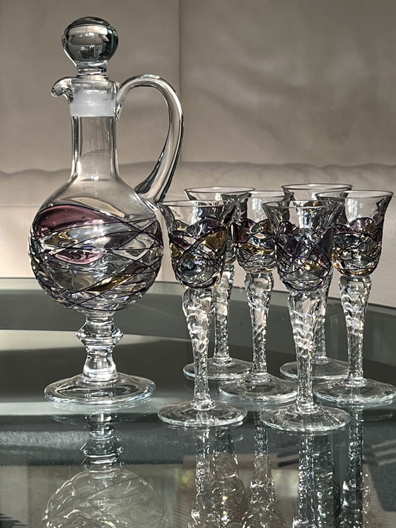 Image 1 of Gläserset, Karaffe, Schnapsgläser, Weingläser, Cognacgläser