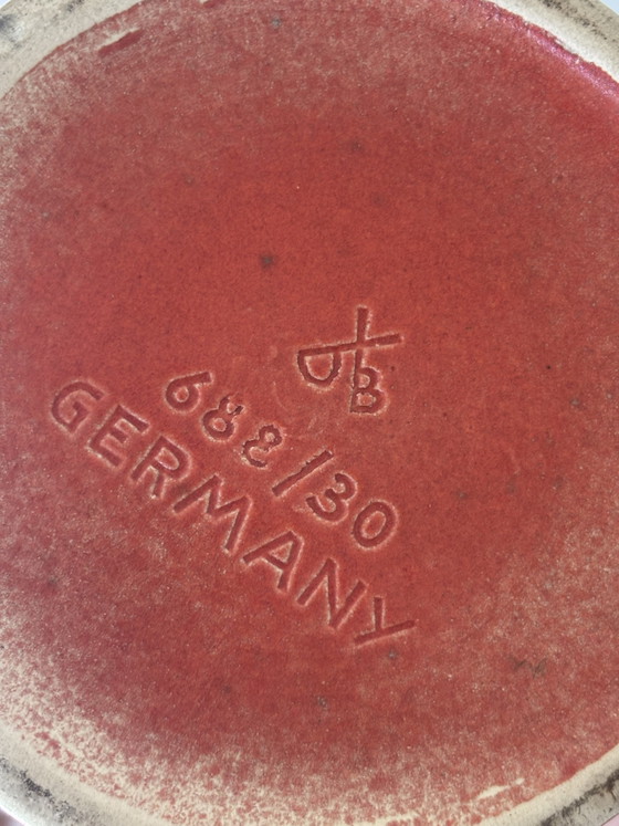 Image 1 of Vintage West Germany Fat Lava table lamp