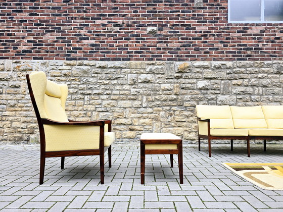 Image 1 of Casala Mid Century Vintage jaren 60/70 zitgroep set bestaande uit een bank en een fauteuil.