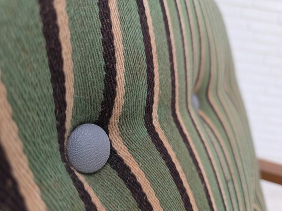 Dänischer Sessel aus den 1960er Jahren, Möbelwolle, Buchenholz – Wood, Wool (photo 7 of 17)