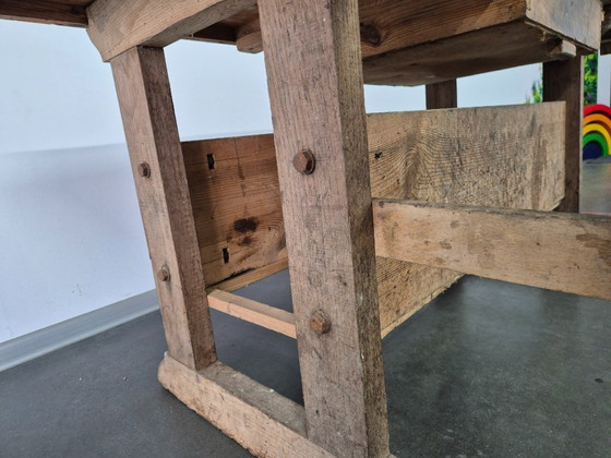 Antieke Vintage Timmermanswerkbank – Tuintafels, Wood (photo 11 of 21)