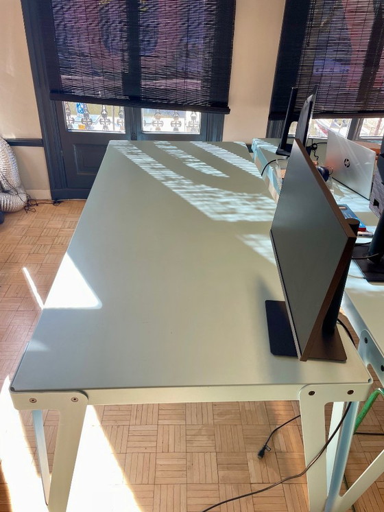 Image 1 of 1 Lloyd 1x Lloyd Tavolo da lavoro azzurro 200x90 cm - perfetto per un ufficio elegante