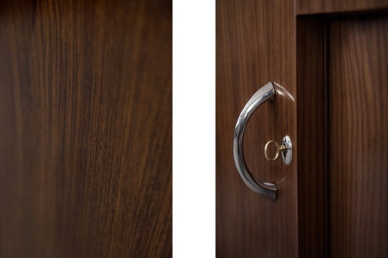 Image 1 of Vintage Rare Large French Art Deco Walnut Buffet, 1920s