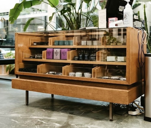 Vintage bakkers toonbank