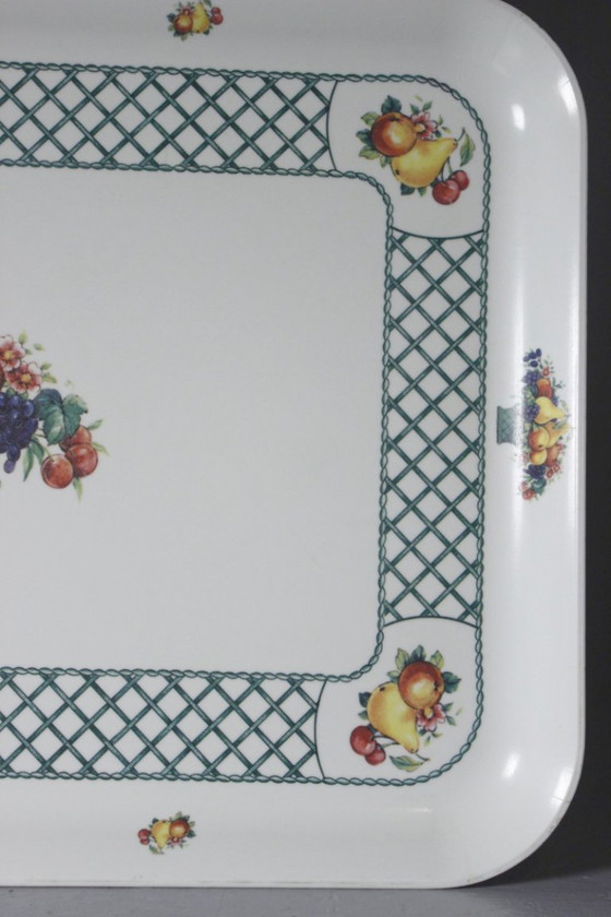 Image 1 of Villeroy & Boch Basket series - Large vintage melamine serving tray