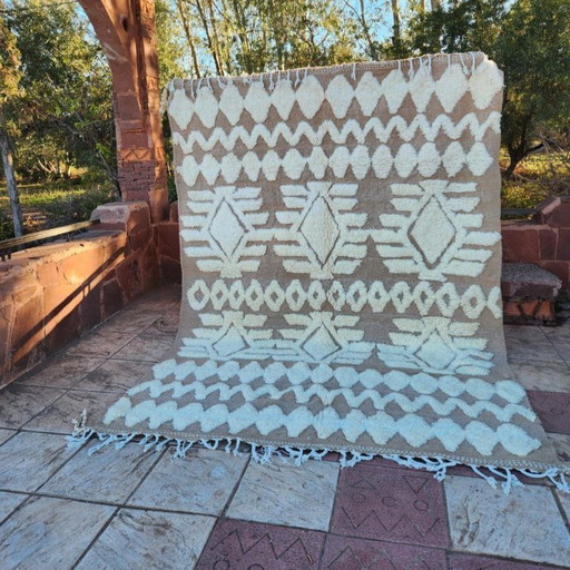 Berberteppich Beni Ouarain 300x200, handgeknüpft