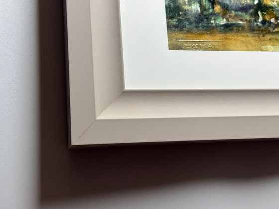 Eugène Eechaut (1928–2019) – « Forêt de Saoû » 1967, encadré – Peintures et dessins, Plexiglas, MDF (photo 11 of 15)