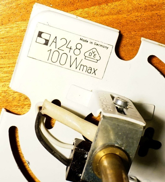 Image 1 of staff cromato PLAFONIERA A248 design rolf krüger anni '60