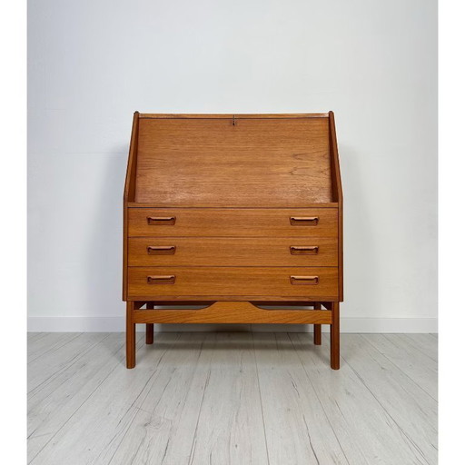 Vintage Dänischer Teak Sekretär von Dyrlund 60er 70er Jahre