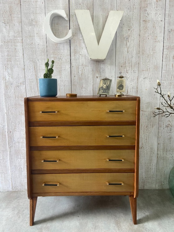 Image 1 of vintage chest of drawers