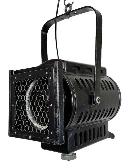 Faretto da teatro nero vintage, anni '60