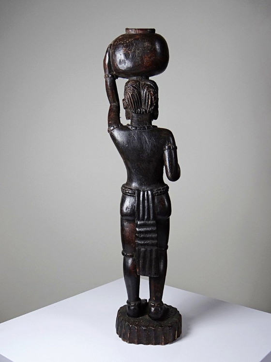 Image 1 of Statuetta africana vintage in legno intagliato, Africa occidentale, XX secolo