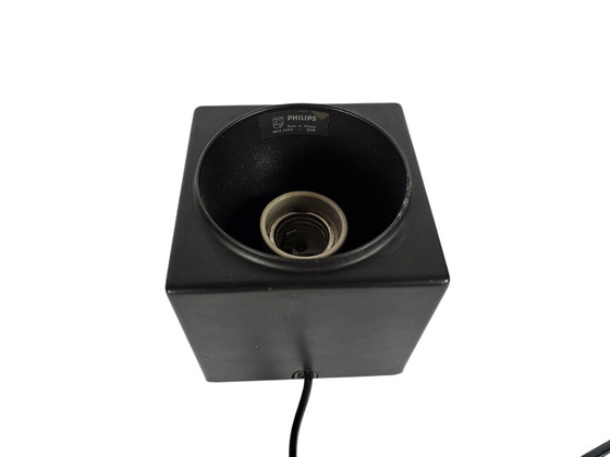 Image 1 of Diseño holandés - Space Age - Philips diseño lámpara bola de espejos - lámpara de mesa/escritorio - años 70