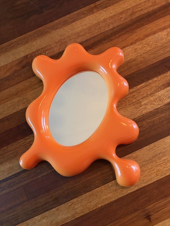 Image 1 of Ikea Tunga-spiegel oranje