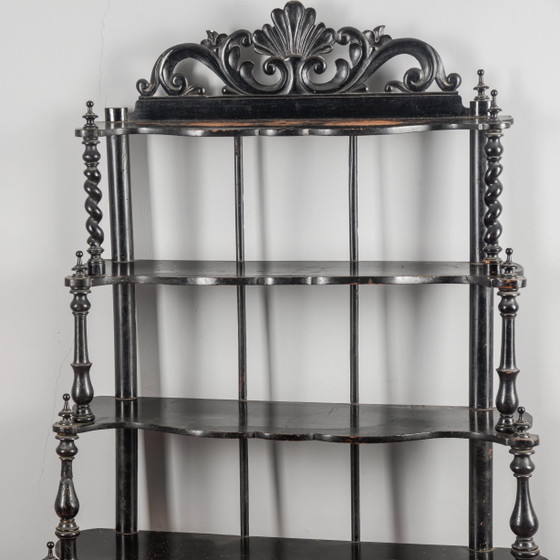 19th Century Étagère Bookcase with Open Shelves – Shelving unit, Klassiek (photo 14 of 39)