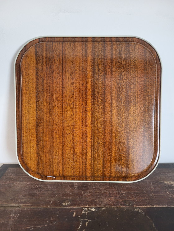 Image 1 of Plat de service en métal, Piero Fornasetti, Italie, 1960