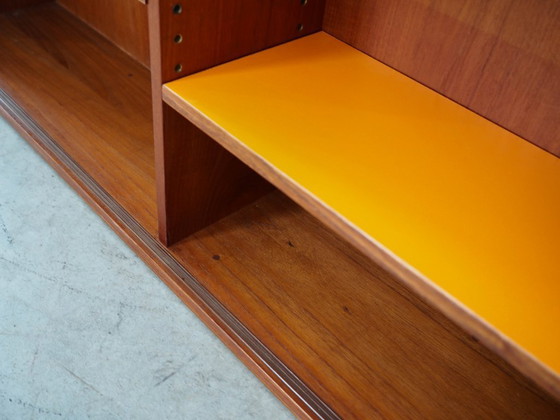Image 1 of Teakhouten boekenkast, Duits ontwerp, jaren 70, vervaardigd door RT Möbel