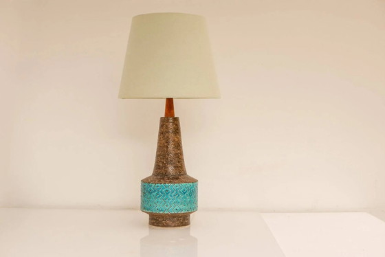 Lampe en céramique Bitossi bleu Rimini, par Aldo Londi, Italie, années 1970 – Porcelain, Ceramic (photo 6 of 18)