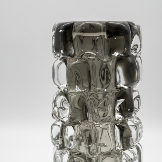 Image 1 of Frantisek Vizner PINEAPPLE ANANAS TOFFEE Art Glass Vase Czech 60s
