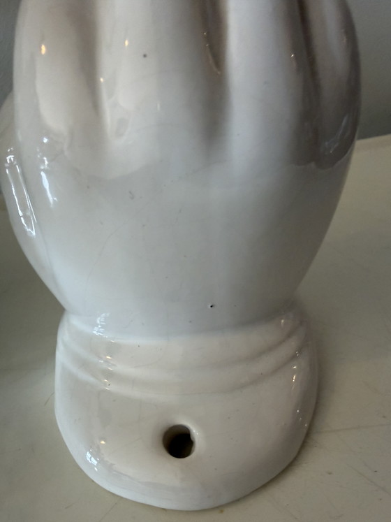 Image 1 of Keramieken wand handje vintage