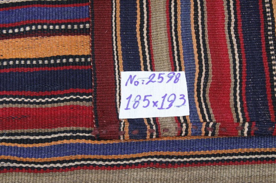 Image 1 of Tissage à la main Jajim Kilim Fars 193x185