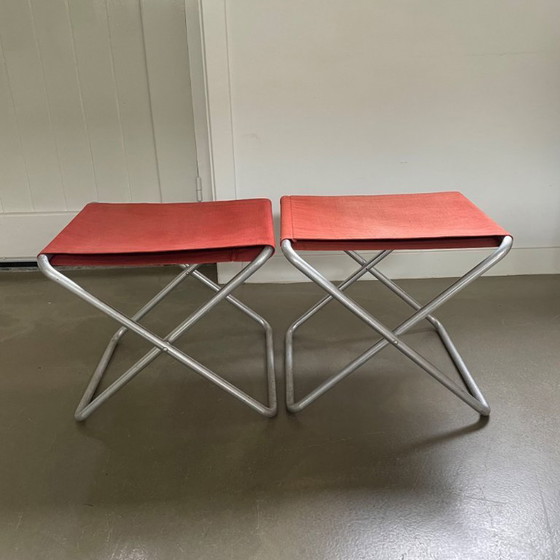 Image 1 of Set of midcentury ‘Lido’ sun lounge chairs, design Battista and Gino Giudici
